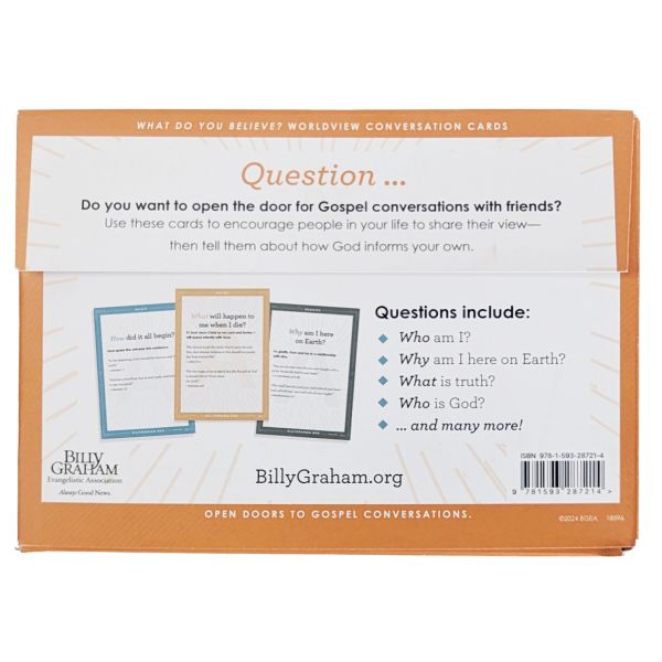 Worldview Conversation Cards at the Billy Graham Bookstore