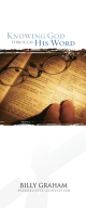 Knowing God Through His Word - Packs of 25