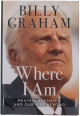 Where I Am by Billy Graham - Hardcover Version